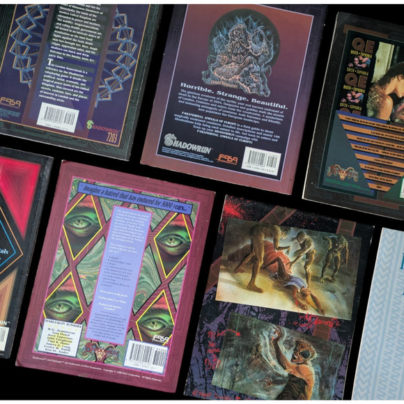 Shadowrun Lot of 7 Sourcebooks Unleash Your Inner Abilities Missing Blood 1990 - Picture 8 of 16